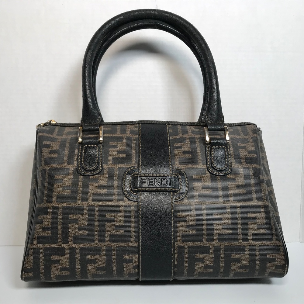 Vintage Fendi Zucca Boston Bag